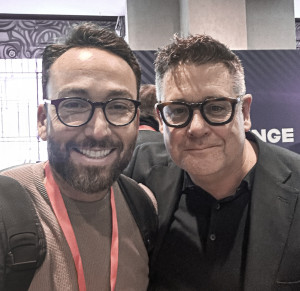 Gustavo Ermel e Mark Ritson no Marketing Week Festival of Marketing